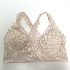 Aerie Lace Padded Racerback Pullon
Bralette Bra